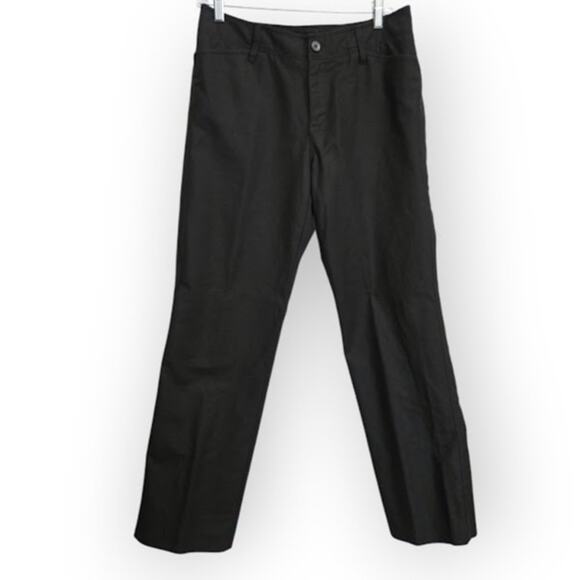 Eddie Bauer Black Mercer Fit Pants Women’s Size 6 Cotton Blend Stretch - Picture 1 of 7